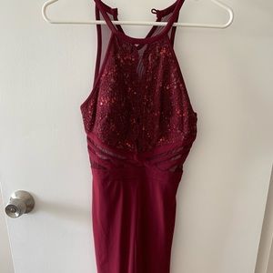 Burgundy Dress
